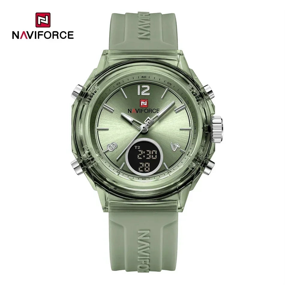 Casual Sports Quartz LCD Digital Display 50M Waterproof Wristwatch