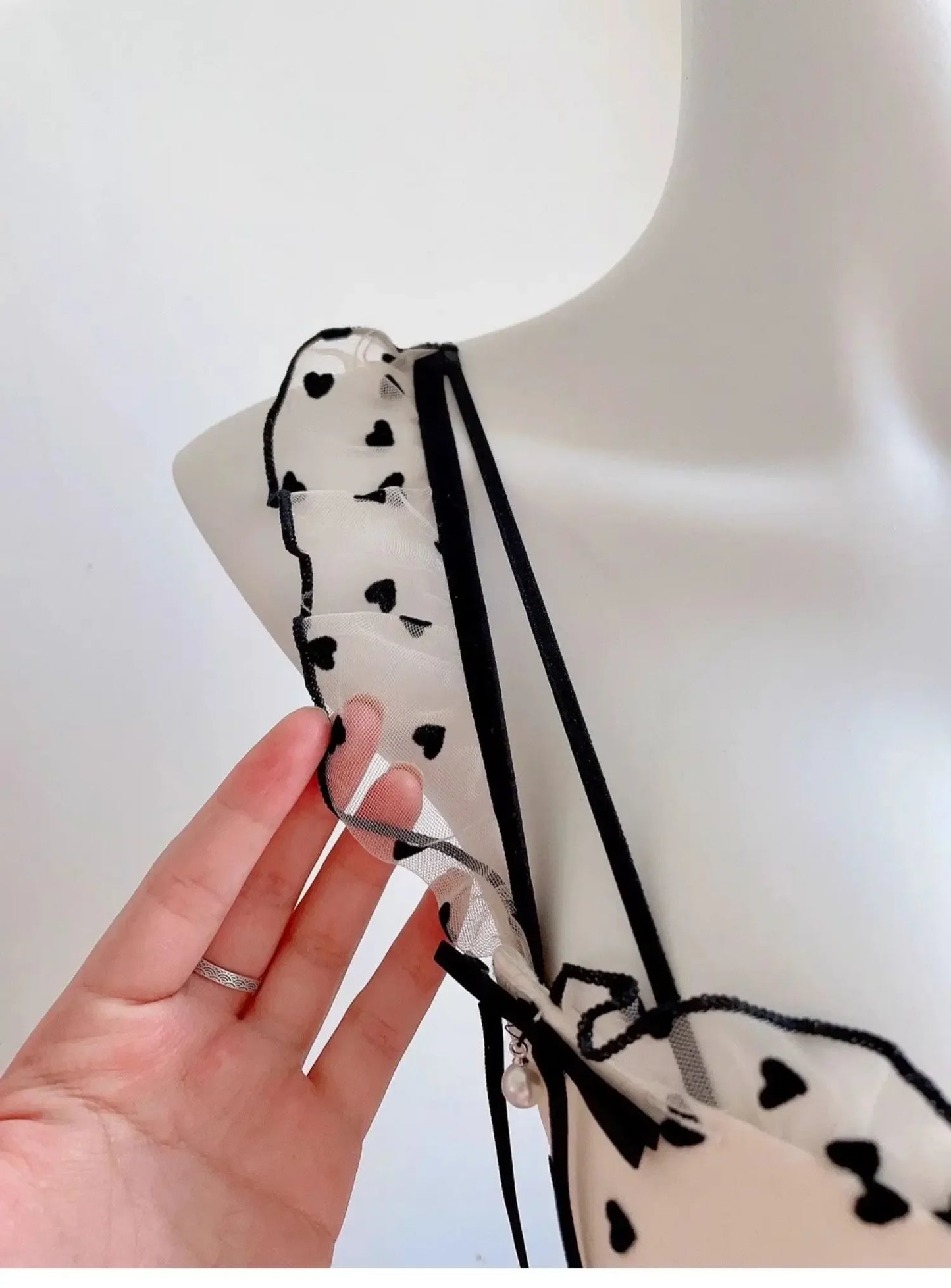 Japanese Mesh No-wire lace Underwear set Lingerie