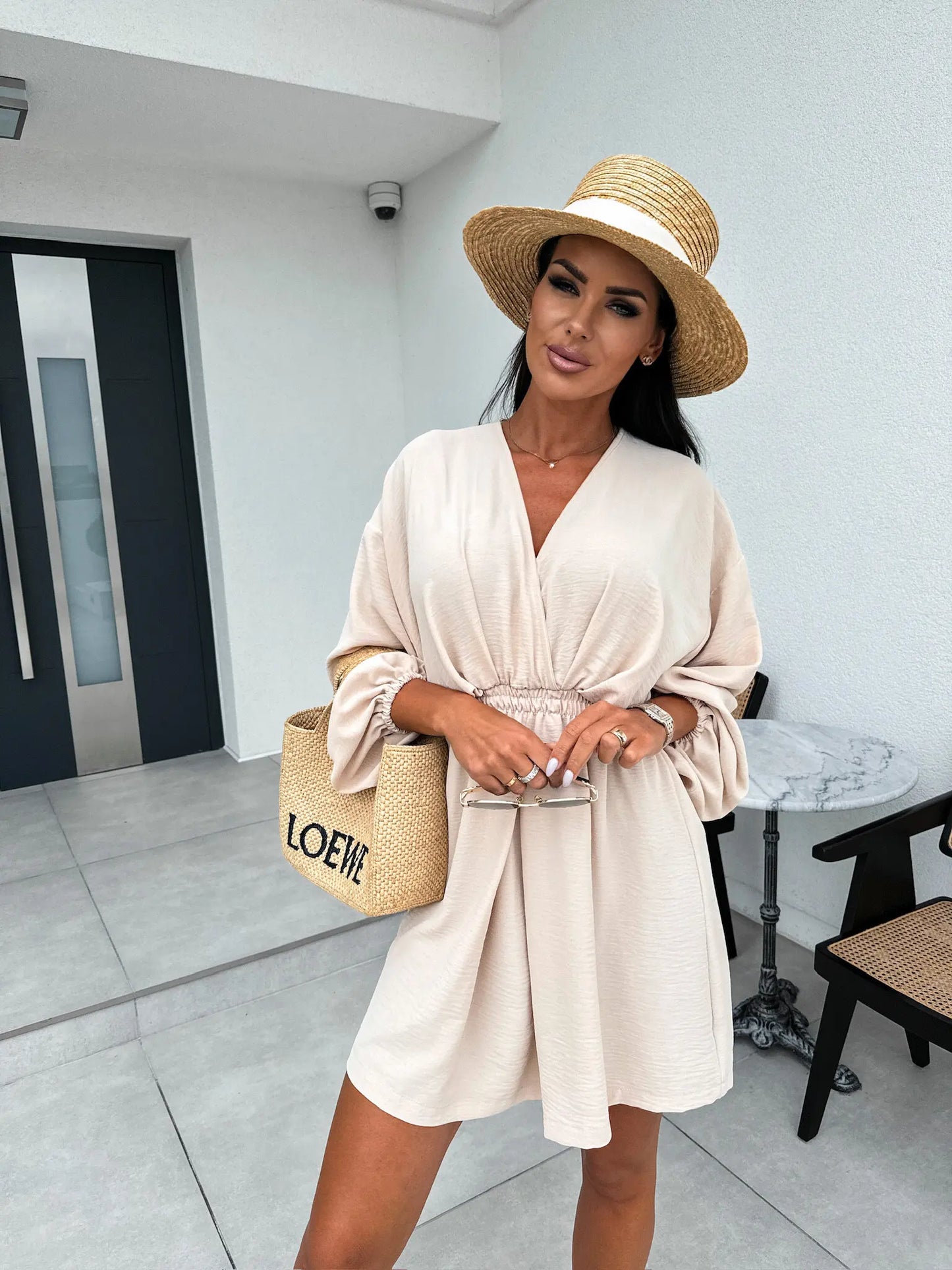 Puff Sleeve Mini Elegant Sexy Dress