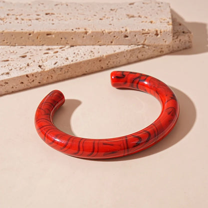 Acrylic Cuff Geometric Open Bracelet