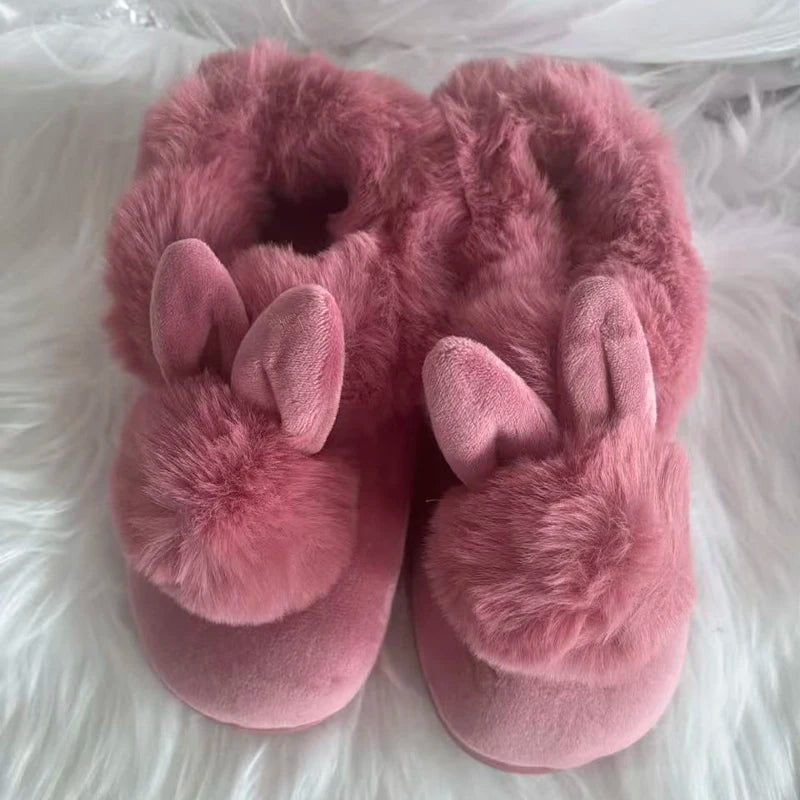 Winter Warm Fur e Rabbit Shoe