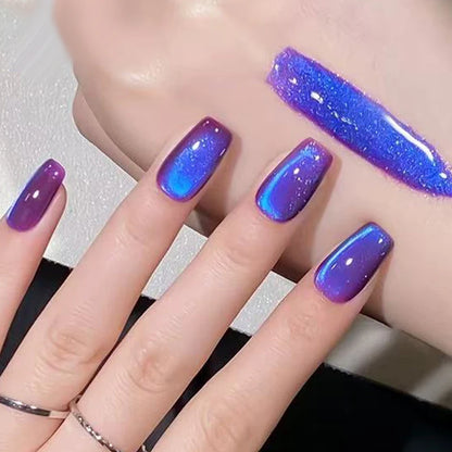 Blueberry Cat Magnetic Gel Nail Polish