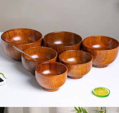 Japanese Sour Jujube Wood Bowl Baby Bowl