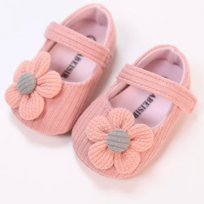 Cute Flower Mary Jane Flat Shoes