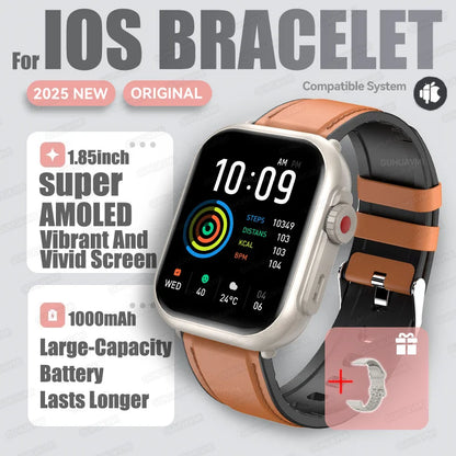 XIAOMI IOS Watch Ultra2 Smart Watches 1000mAh 1.85" AMOLED Full Touch Screen
