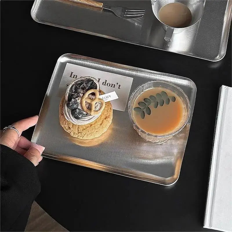 Stainless Steel Rectangular Plate Trays