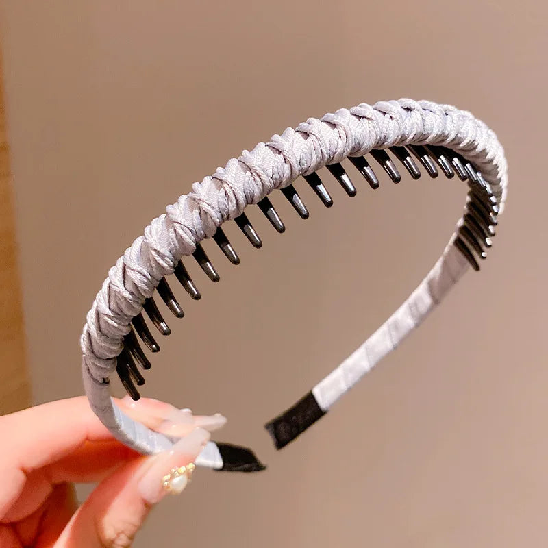Cute Candy Colors Wrap Cloth Teeth Hairbands  Accessories