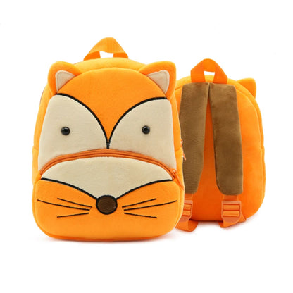 Cartoon cute plush animal backpack school