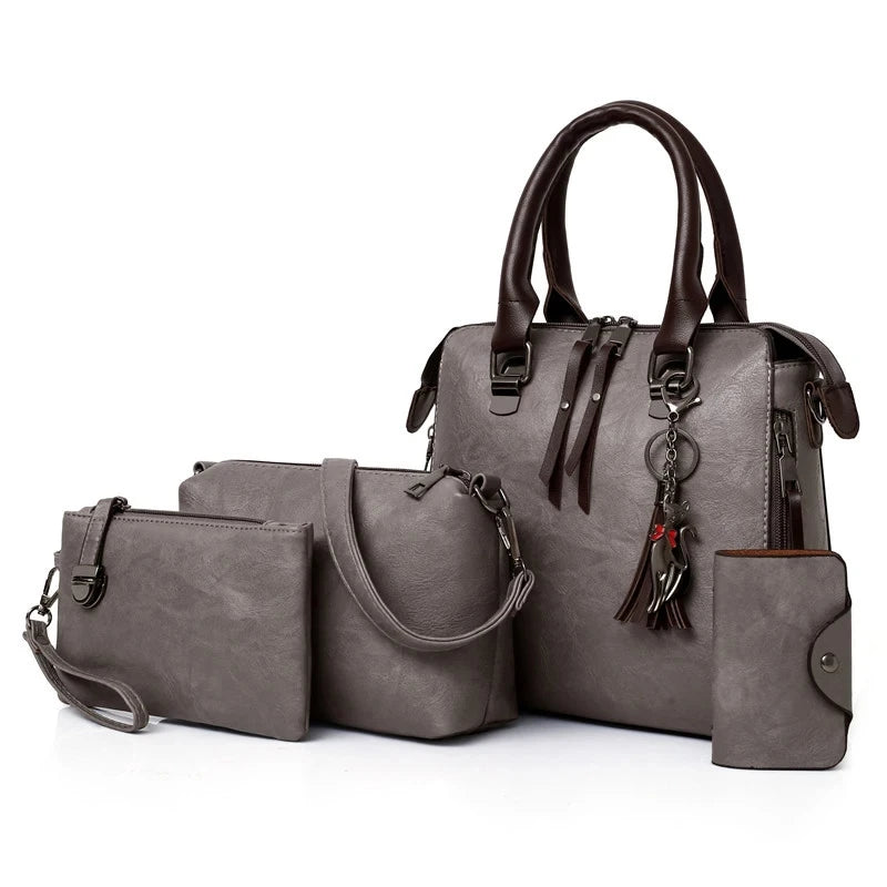 Tassel Bag Luxury Leather Purse Handbags