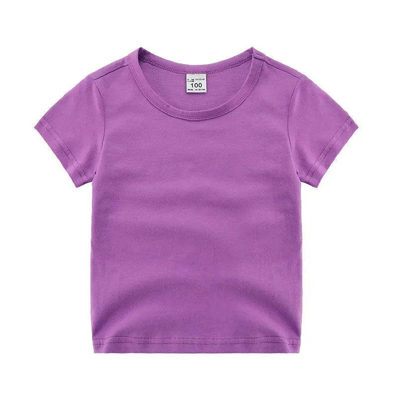 Summer Kids Short Sleeve T-Shirt Toddler Cotton T-Shirts