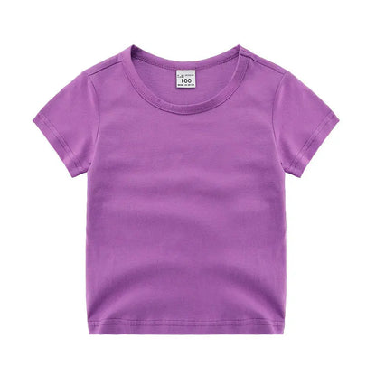 Summer Kids Short Sleeve T-Shirt Toddler Cotton T-Shirts