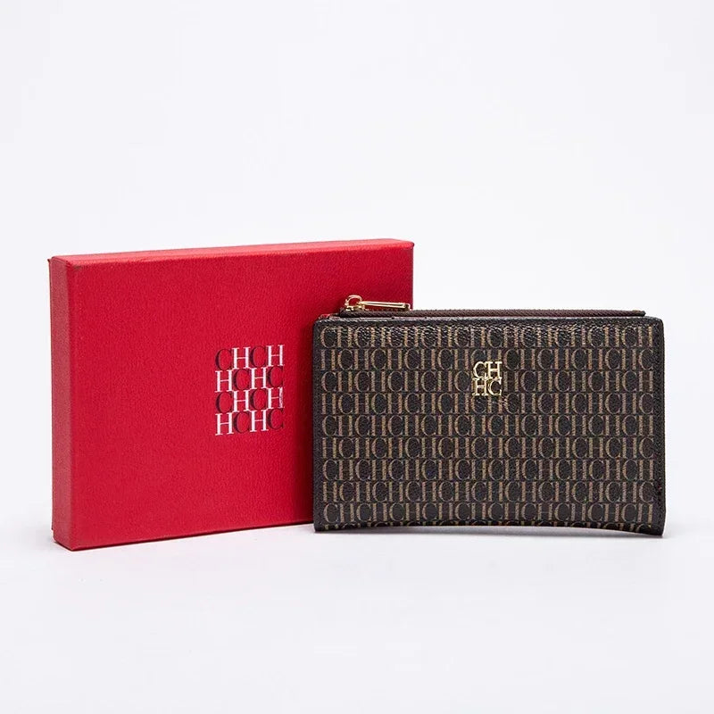 Luxury Brand Long Classic PVC Material Wallet