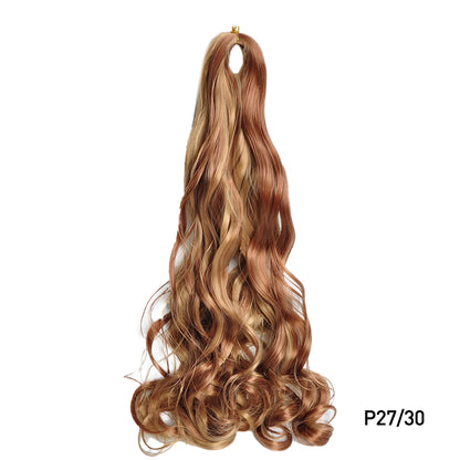 French Curls Braiding Hair 24Inch Hair Extensions