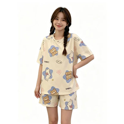 Short Summer Pajamas Sleep Lounge Pajamas Sets