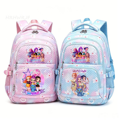 K-pop Demon Hunters Backpack Girls Boys Youth School Bags