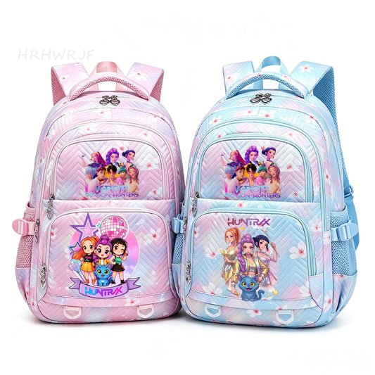K-pop Demon Hunters Backpack Girls Boys Youth School Bags