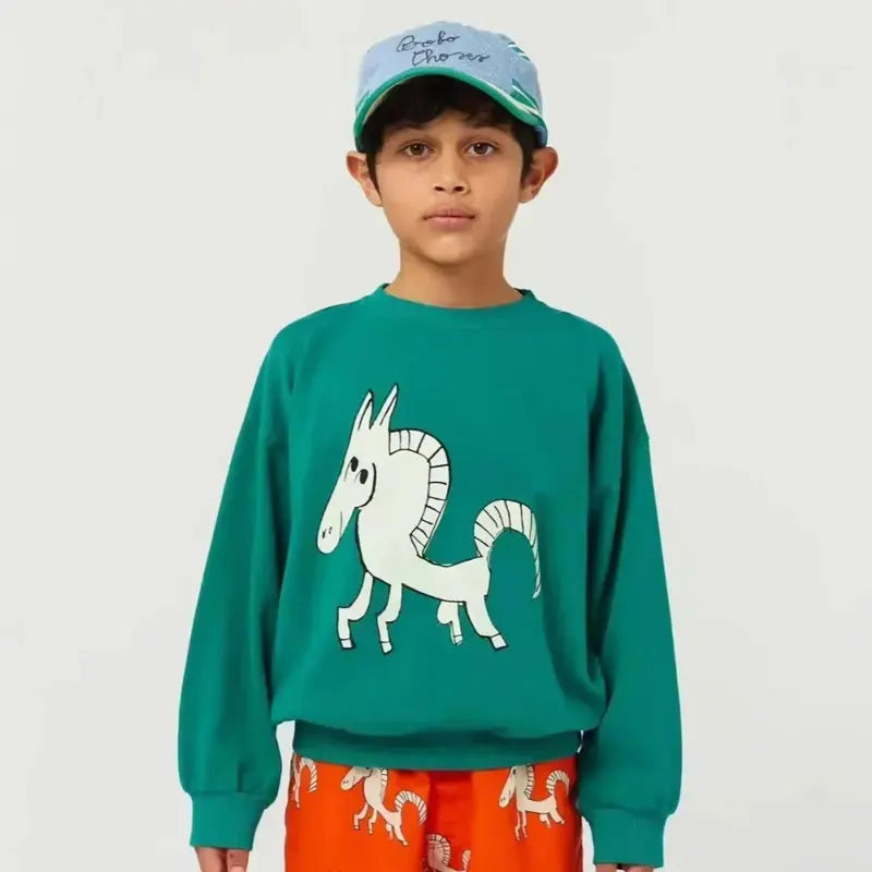 Sweatshirts Long Sleeve Tops Cartoon Baby Hoodies