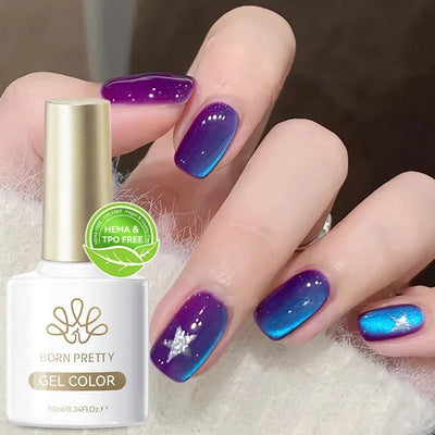 Blueberry Cat Magnetic Gel Nail Polish