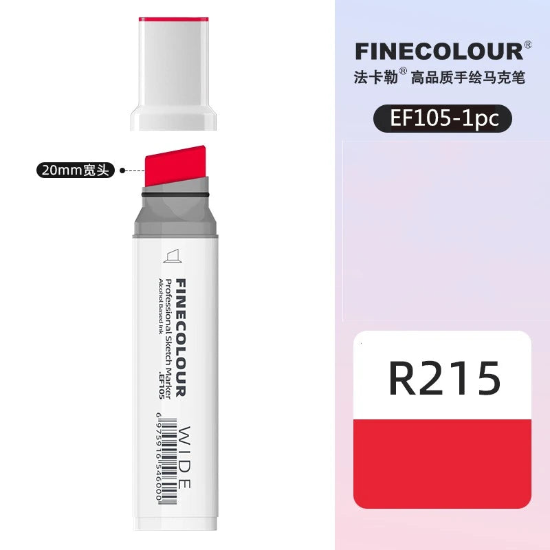 Finecolour 20mm Wide Markers Alcohol Line Sketching Art Markers Pen