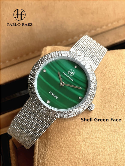 Real Shot Luxury Waterproof  Relogio Steel Mesh Watches