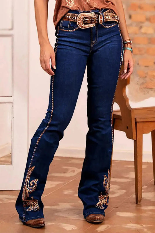 Cowgirl Boo-Cut Denim Jean