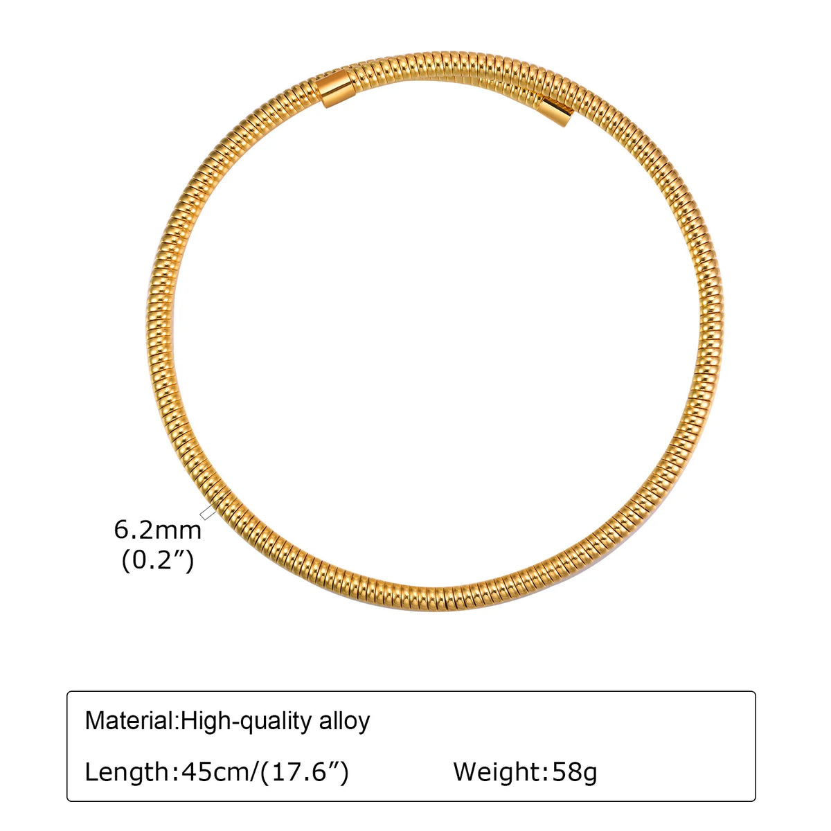 Vnox Cool Exaggerated Snake Bone Choker Necklaces