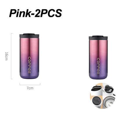 400ML Stainless Steel Coffee Thermos Bottle Thermal Mug