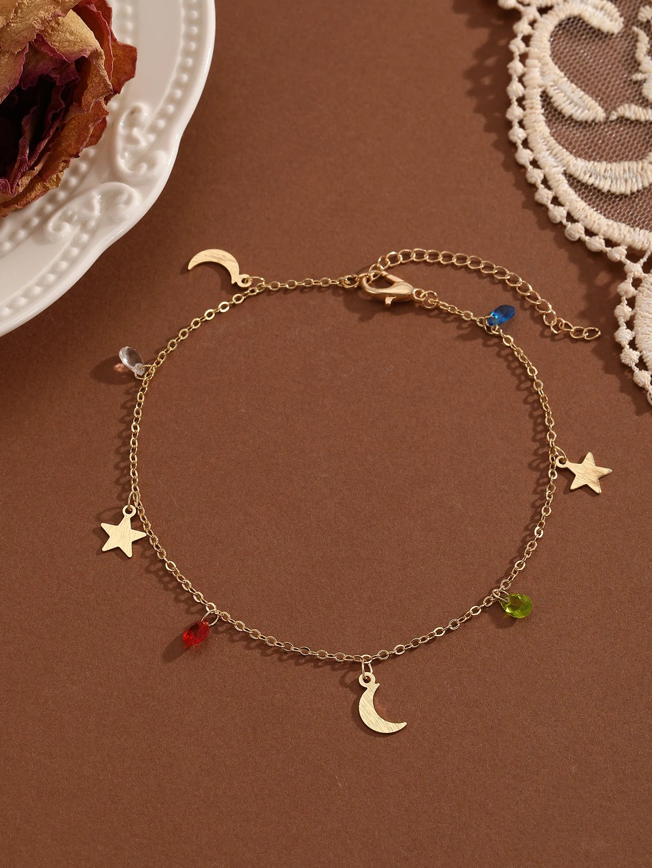 Bohemia Crystal Cubic Zirconia Anklet Bracelet
