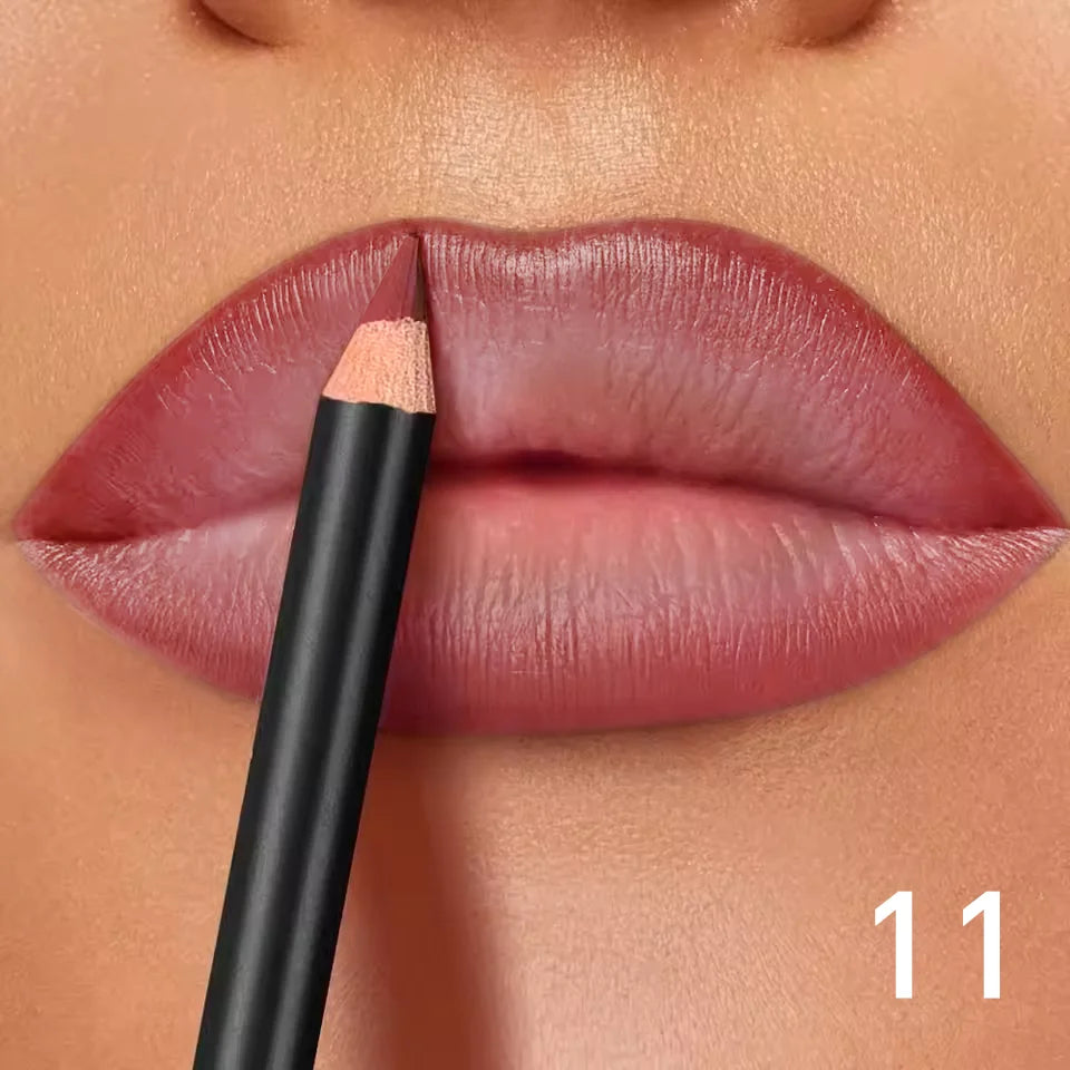 Waterproof Matte Lip Liner Long-Lasting Non-Transfer Formula Matte Finish