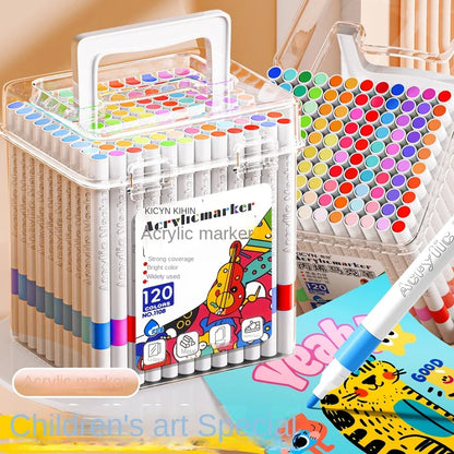Markers Paper-friendly No Peeling Water-based 80/24 Colors