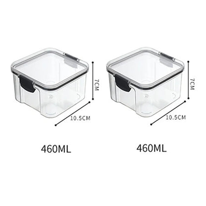 5Pcs Sets Sealed Jar Food Storage Box