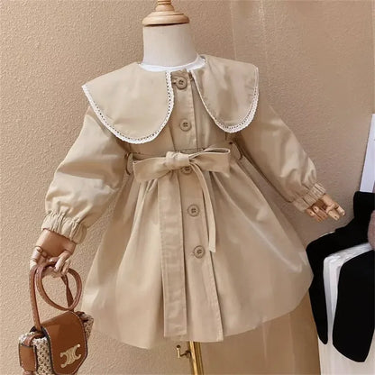 Trench Coats Baby Cute Long Windbreaker Jackets