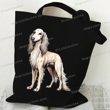 Animal Dog Series Canvas Tote Bag