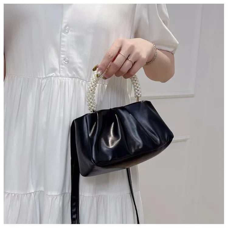 DANA Pearl Handle Clutch Bag