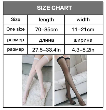 Ultra Thin Nylon Long Socks