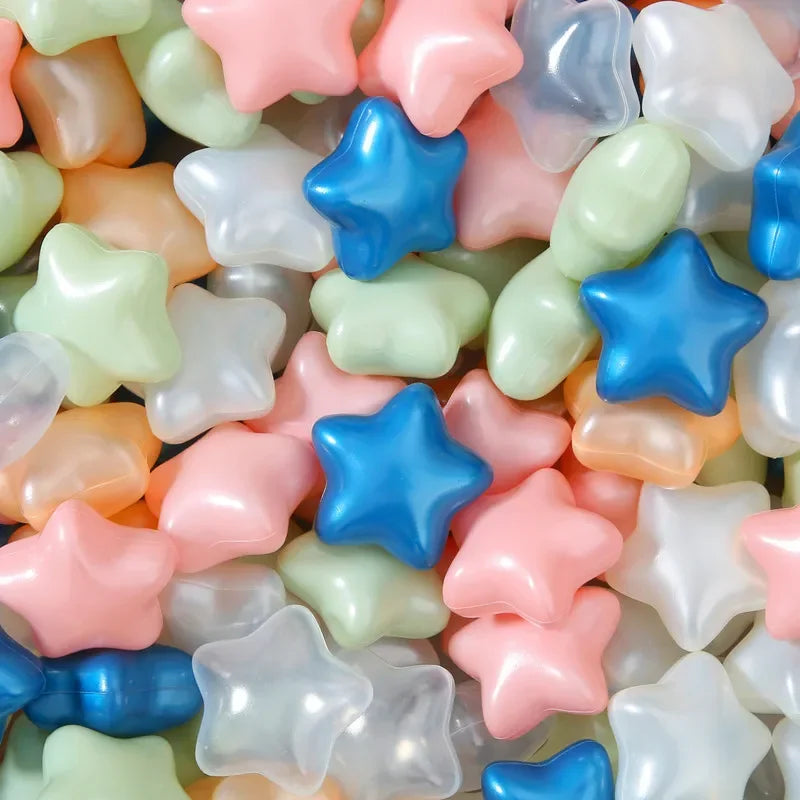 Ball Pit Balls Pack Star and Round BPA Soft Plastic Balls