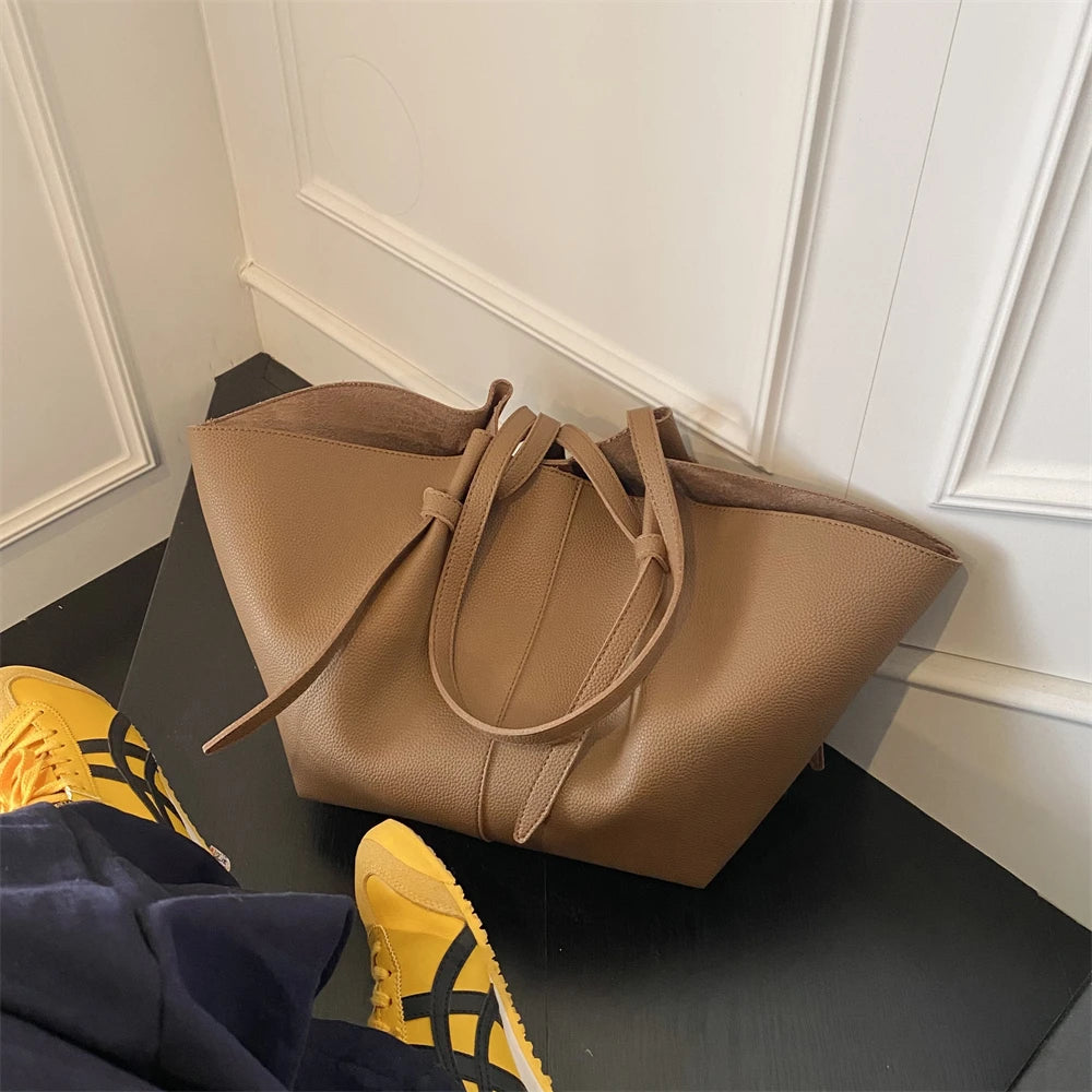 DANA PU Leather Capacity Shopper Handbags