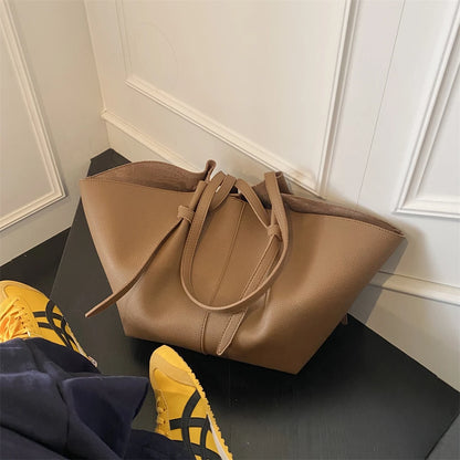 DANA PU Leather Capacity Shopper Handbags