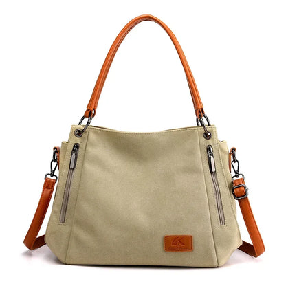 Luxury Shoulder Crossbody Canvas Messenger Bag