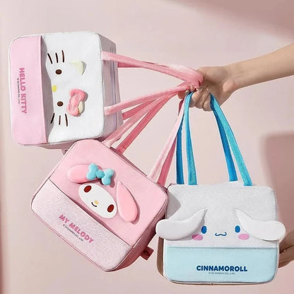 Kawaii Hello Kitty My Melody Cinnamoroll lunch box