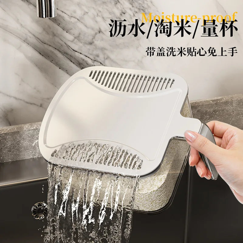 High-end pressing rice bucket insect-proof storage container