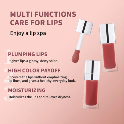 Lip Liner & Lip Gloss Set Shiny Long Lasting Moisturizing Lip Makeup