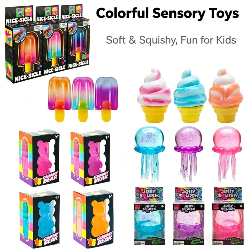 Schylling Needoh Nice Cube Sensory Squishy Stress Relief Fidget Toy