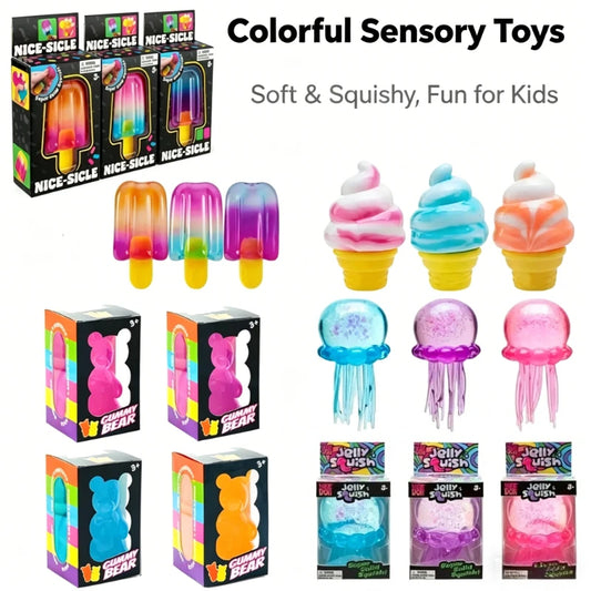 Schylling Needoh Nice Cube Sensory Squishy Stress Relief Fidget Toy