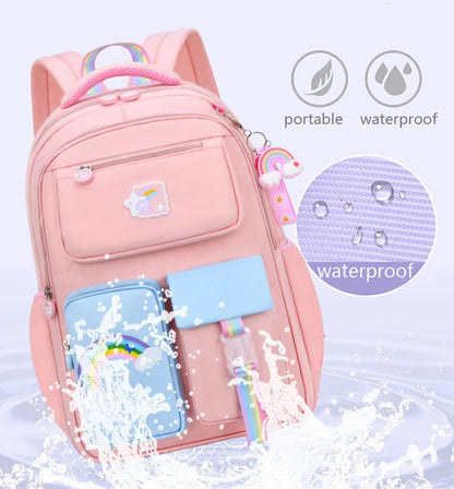 High Class Backpack Macaron Large Capacity School Bag