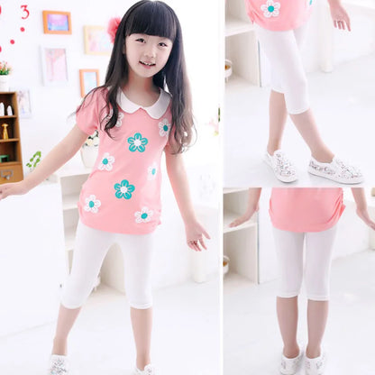 Cropped Candy Girls Leggings Skinny Pants