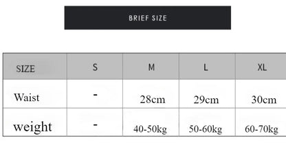 3pcs Full Cotton High Waist Lingerie