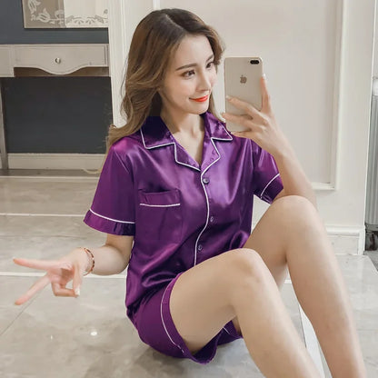 Silk Satin Pyjama Set