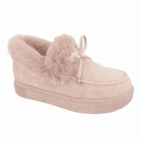 Furry Winter Cotton Casual Flat Short Boots