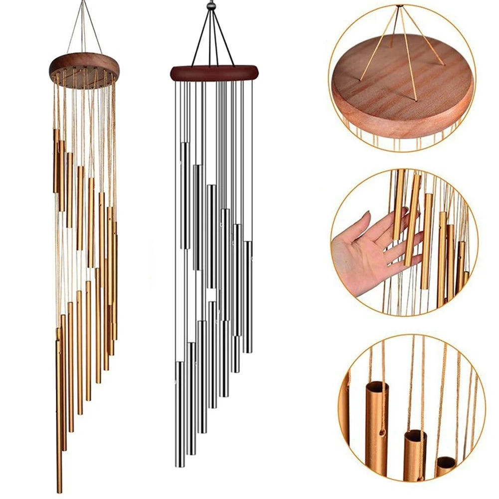 1piece 12 Tubes Aluminum Alloy Wind Chimes